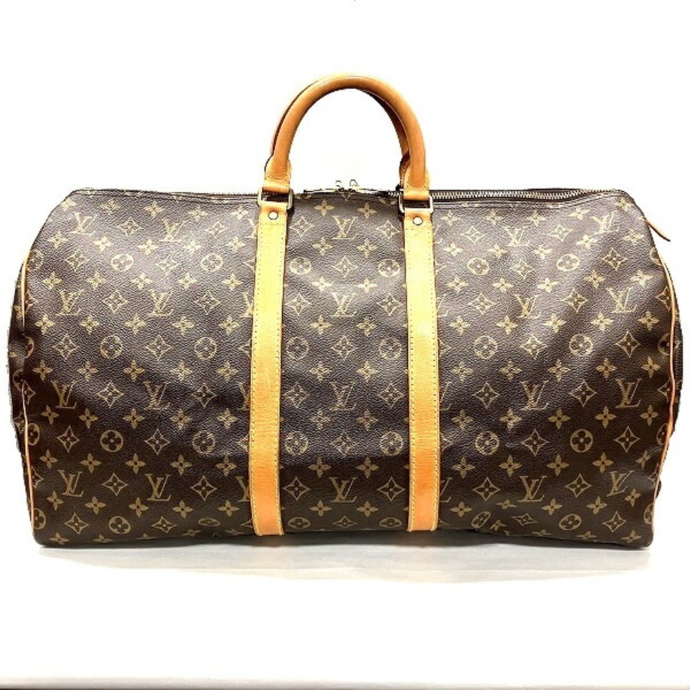 Louis Vuitton Monogram Keepall 55 M41424 Bag Boston Unisex